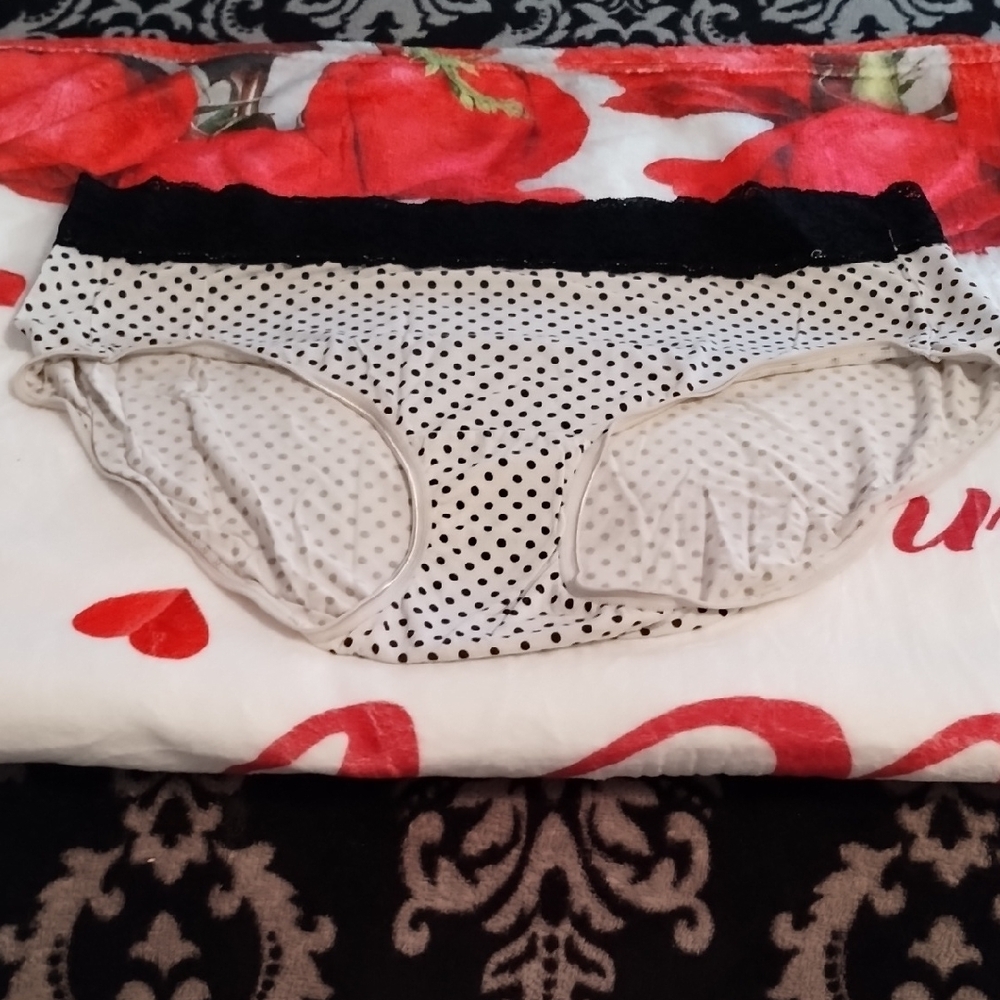 Soma Black and White Mesh Panties Intimates